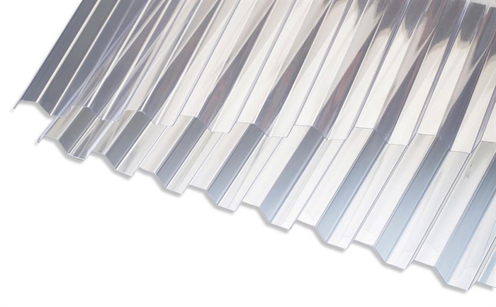 Plaque trapézoïdale SUNLUX 2000PC 76/18 clair 2,44m